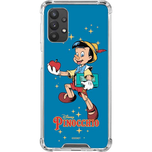 Disney Pinocchio No Strings Attached Galaxy A32 5G Clear Case