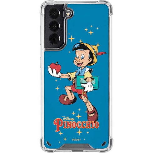Disney Pinocchio No Strings Attached Galaxy S21 5G Clear Case