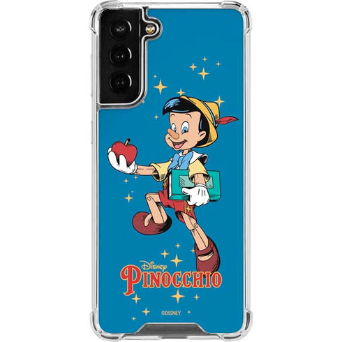 Disney Pinocchio No Strings Attached Galaxy S21 FE Clear Case
