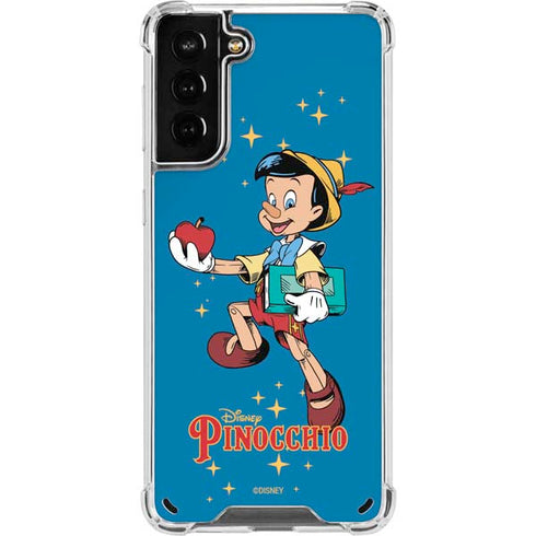 Disney Pinocchio No Strings Attached Galaxy S21 Plus 5G Clear Case