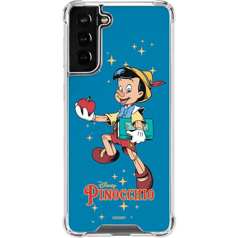 Disney Pinocchio No Strings Attached Galaxy S22 Plus Clear Case