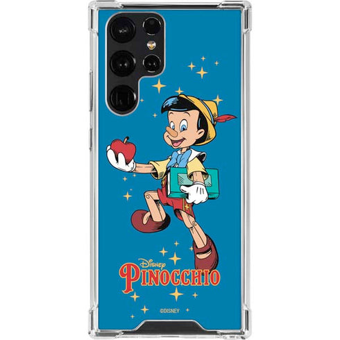 Disney Pinocchio No Strings Attached Galaxy S22 Ultra Clear Case