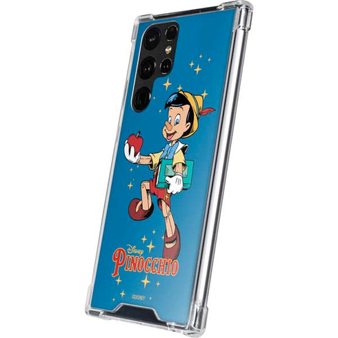 Disney Pinocchio No Strings Attached Galaxy S22 Ultra Clear Case