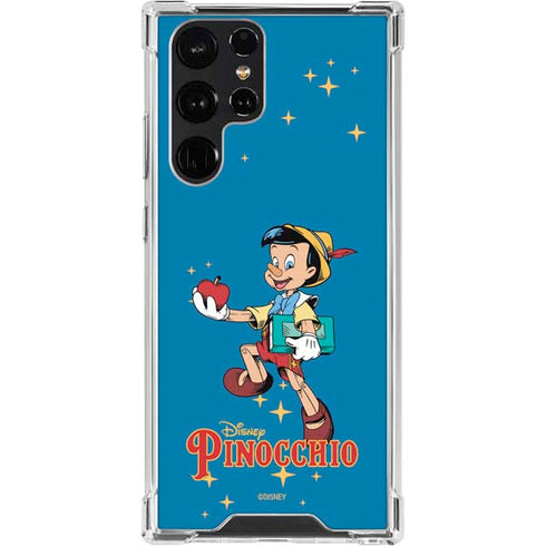 Disney Pinocchio No Strings Attached Galaxy S23 Ultra Clear Case