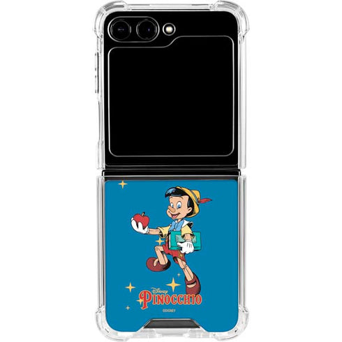 Disney Pinocchio No Strings Attached Galaxy Z Flip5 5G Clear Case