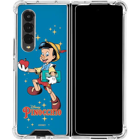 Disney Pinocchio No Strings Attached Galaxy Z Fold4 5G Clear Case