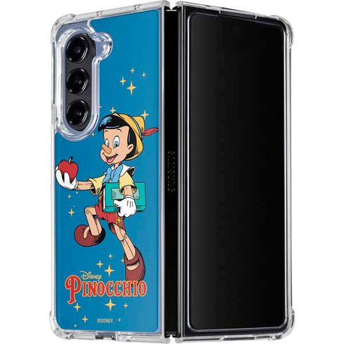 Disney Pinocchio No Strings Attached Galaxy Z Fold5 5G Clear Case
