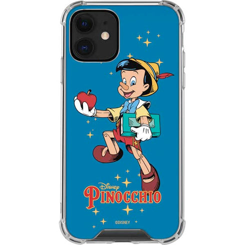 Disney Pinocchio No Strings Attached iPhone 12 Clear Case