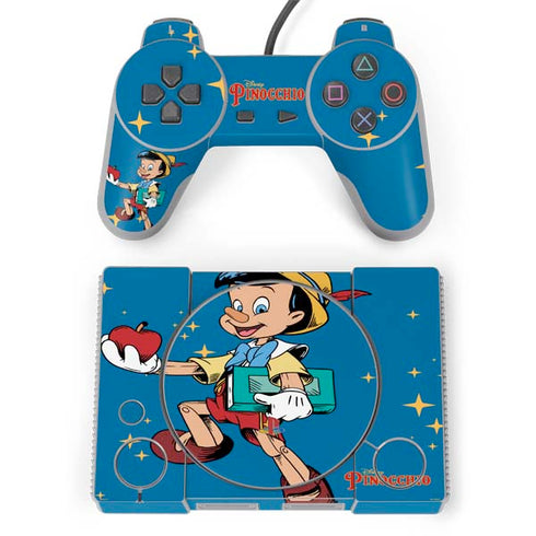 Disney Pinocchio No Strings Attached PlayStation Classic Bundle Skin