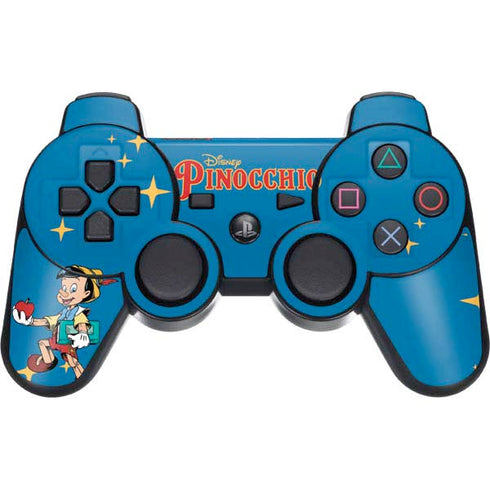 Disney Pinocchio No Strings Attached PS3 Dual Shock wireless controller Skin