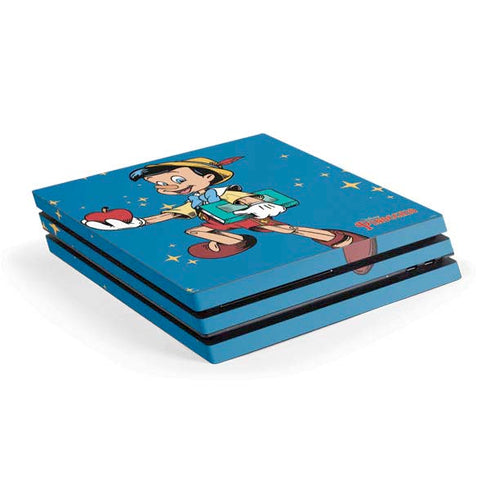 Disney Pinocchio No Strings Attached PS4 Pro Console Skin