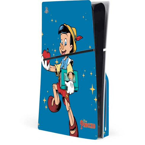 Disney Pinocchio No Strings Attached PS5 Slim Disk Console Skin