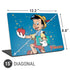 Disney Pinocchio No Strings Attached Universal Laptop 15in (12.2 x 8.8in) Skin