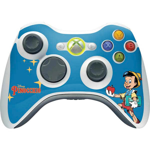 Disney Pinocchio No Strings Attached Xbox 360 Wireless Controller Skin