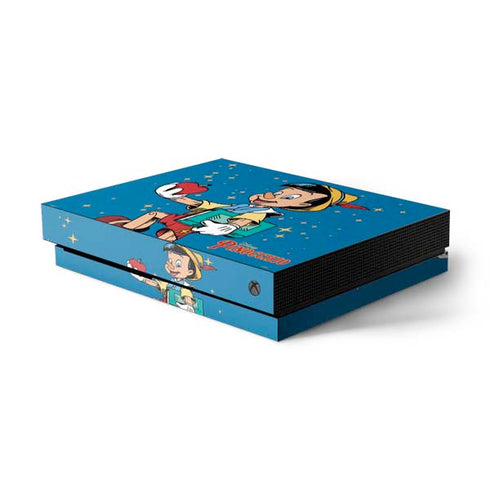 Disney Pinocchio No Strings Attached Xbox One X Console Skin