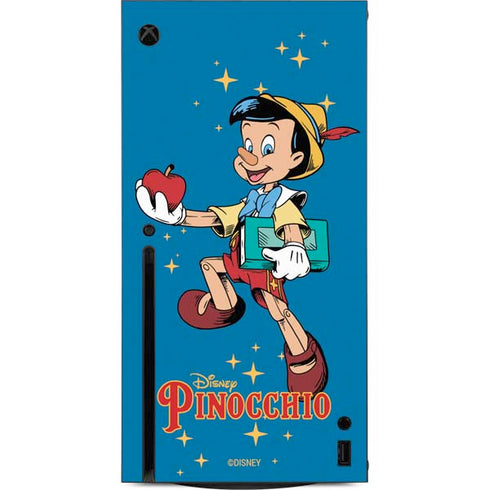 Disney Pinocchio No Strings Attached Xbox Series X Console Skin
