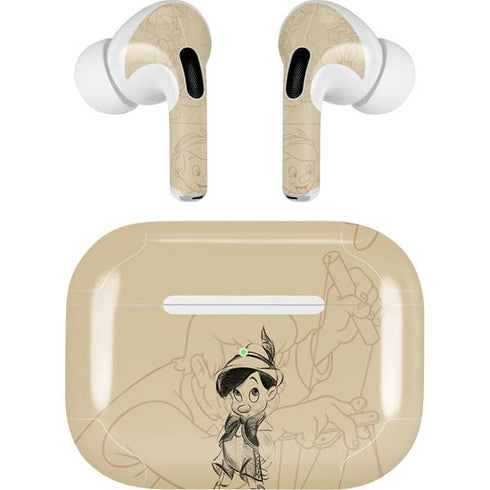 Disney Pinocchio Sketches Portrait AirPods Pro 2nd Gen Skin