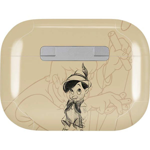 Disney Pinocchio Sketches Portrait AirPods Pro 2nd Gen Skin