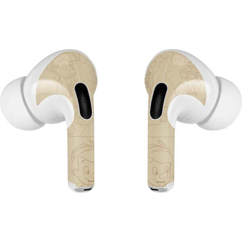 Disney Pinocchio Sketches Portrait AirPods Pro 2nd Gen Skin