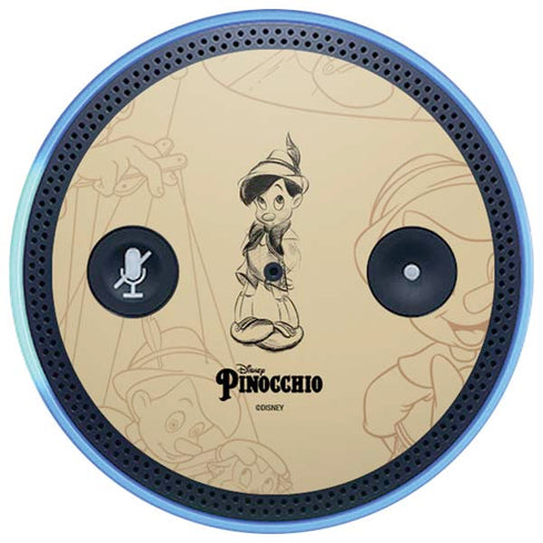 Disney Pinocchio Sketches Portrait Amazon Echo Skin