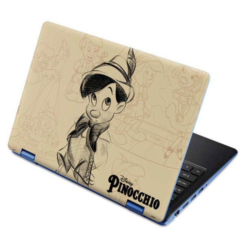 Disney Pinocchio Sketches Portrait Aspire R11 11.6in Skin