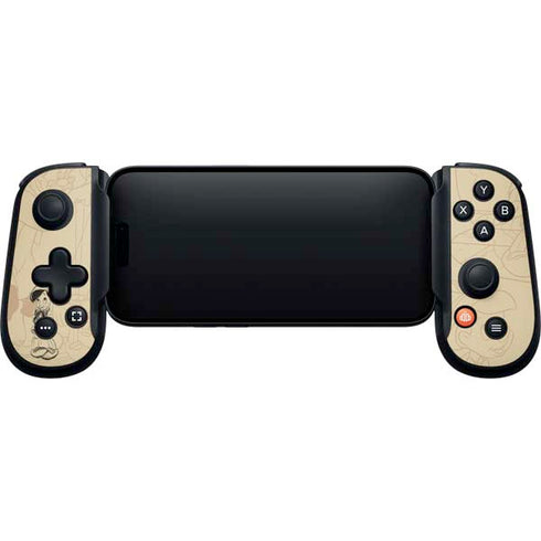 Disney Pinocchio Sketches Portrait Backbone One for iPhone Game Controller Skin