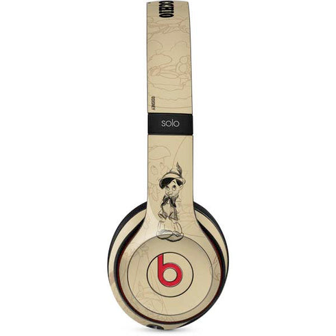 Disney Pinocchio Sketches Portrait Beats Solo 2 Wireless Skin