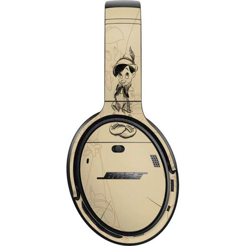 Disney Pinocchio Sketches Portrait Bose QuietComfort 35 II Headphones Skin