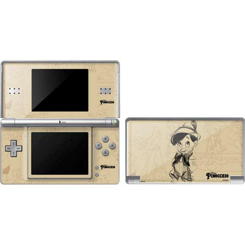 Disney Pinocchio Sketches Portrait DS Lite Skin