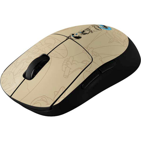 Disney Pinocchio Sketches Portrait G Pro Wireless Gaming Mouse Skin