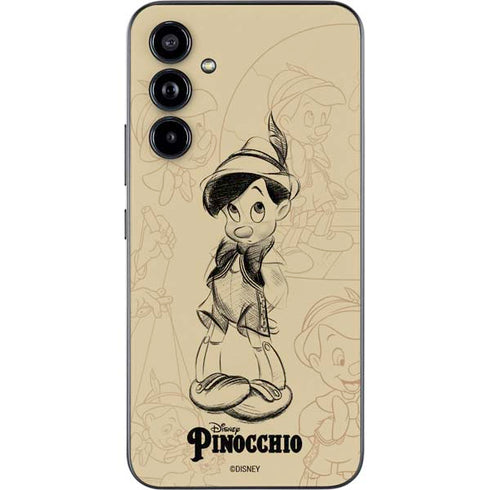 Disney Pinocchio Sketches Portrait Galaxy A54 5G Skin