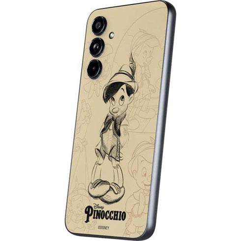Disney Pinocchio Sketches Portrait Galaxy A54 5G Skin