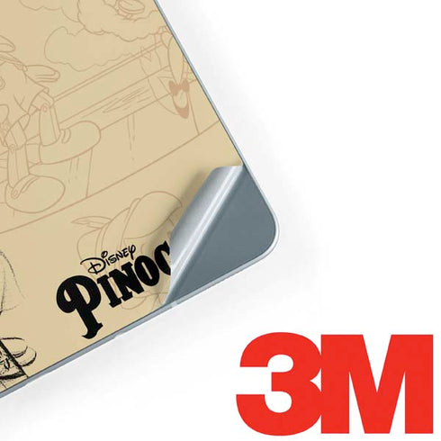 Disney Pinocchio Sketches Portrait Galaxy Book 12in Skin