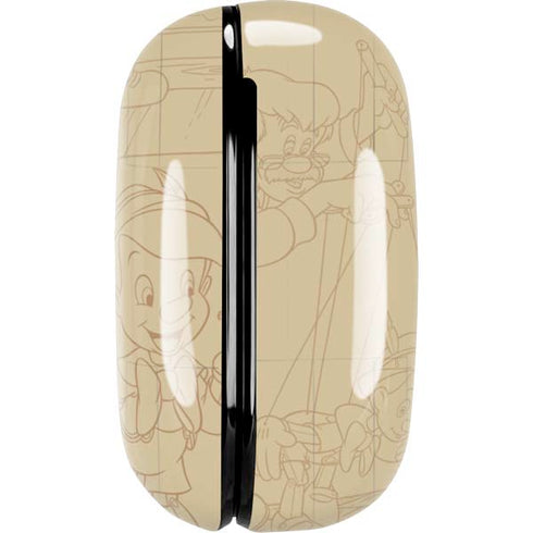 Disney Pinocchio Sketches Portrait Galaxy Buds Live Skin