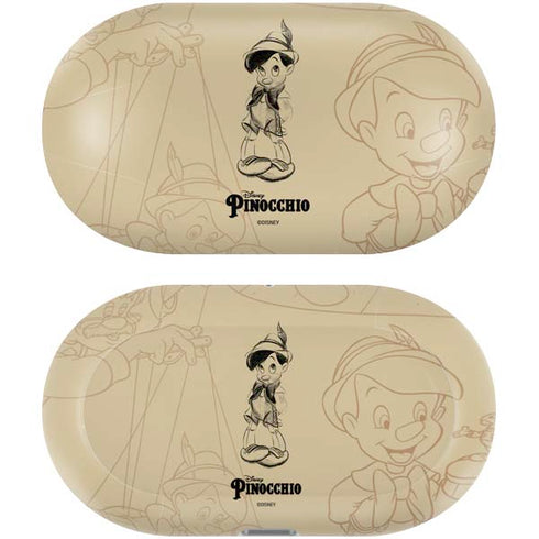 Disney Pinocchio Sketches Portrait Galaxy Buds Plus Skin