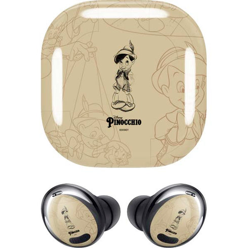Disney Pinocchio Sketches Portrait Galaxy Buds Pro Skin
