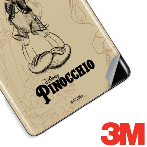 Disney Pinocchio Sketches Portrait Galaxy Note 8 Skin