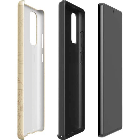Disney Pinocchio Sketches Portrait Galaxy Note20 5G Pro Case