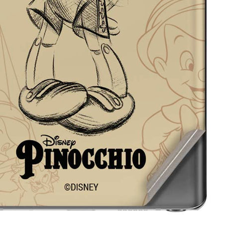 Disney Pinocchio Sketches Portrait Galaxy Note20 5G Skin