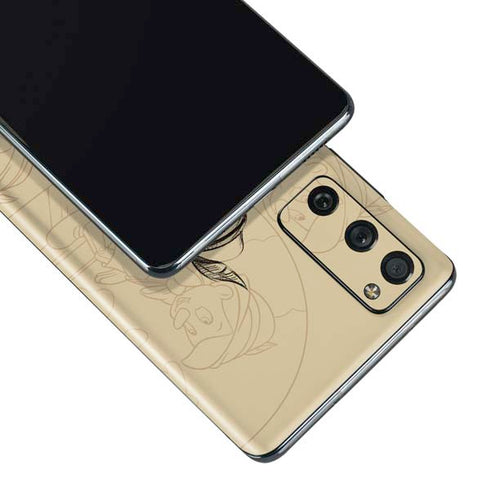 Disney Pinocchio Sketches Portrait Galaxy S20 Fan Edition Skin
