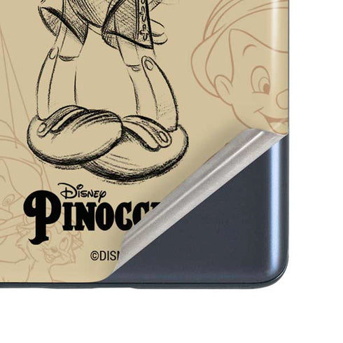 Disney Pinocchio Sketches Portrait Galaxy S20 Fan Edition Skin