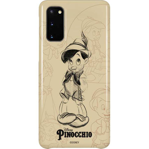 Disney Pinocchio Sketches Portrait Galaxy S20 Lite Case