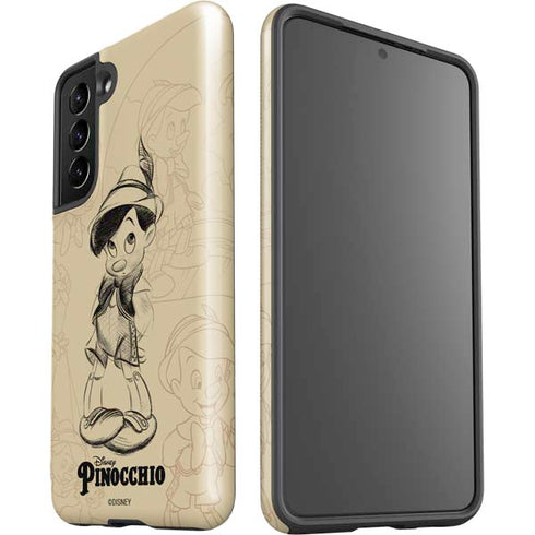 Disney Pinocchio Sketches Portrait Galaxy S21 5G Pro Case