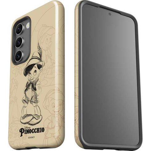 Disney Pinocchio Sketches Portrait Galaxy S23 Pro Case