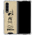 Disney Pinocchio Sketches Portrait Galaxy Z Fold4 5G Clear Case