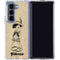 Disney Pinocchio Sketches Portrait Galaxy Z Fold5 5G Clear Case