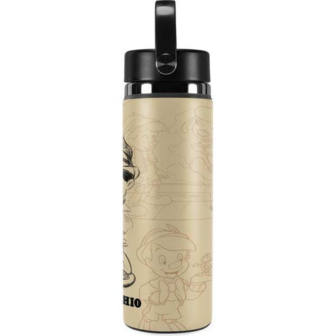 Disney Pinocchio Sketches Portrait Hydro Flask 20oz Wide Mouth Skin