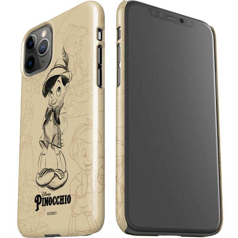 Disney Pinocchio Sketches Portrait iPhone 11 Pro Lite Case