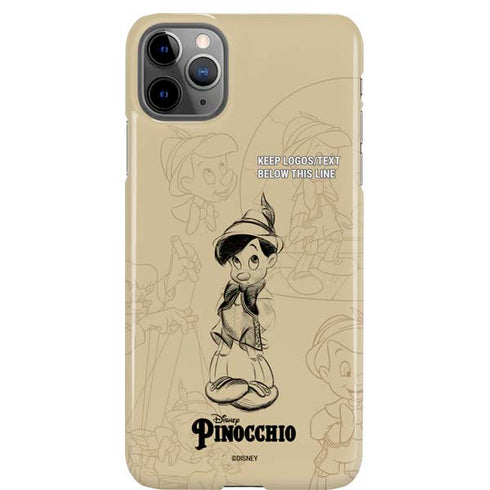 Disney Pinocchio Sketches Portrait iPhone 11 Pro Max Lite Case