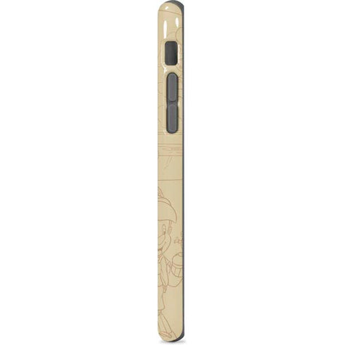 Disney Pinocchio Sketches Portrait iPhone 8 Pro Case
